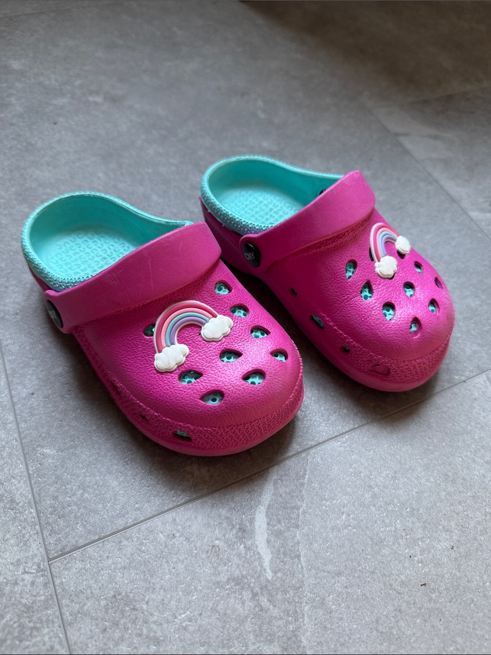 Kids Rainbow Clog “crocs”